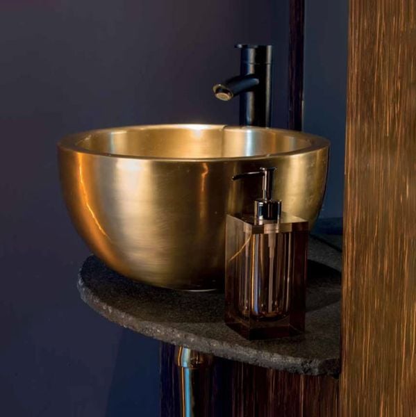  Chậu Lavabo Bằng Đồng Perosa 360 Brushed Brass Brushed Brass 