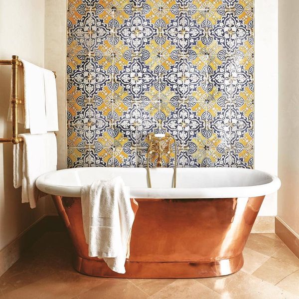  Bồn Tắm Bằng Đồng Aequs Copper White Enamel 