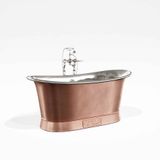  Bồn Tắm Bằng Đồng Bateau Silver Nickel / Brushed Copper 