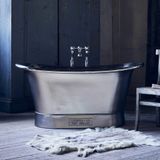  Bồn Tắm Bằng Đồng Bateau Silver Nickel / Brushed Nickel 