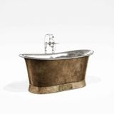  Bồn Tắm Bằng Đồng Bateau Silver Nickel / Weathered Brass 