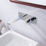  Vòi chậu lavabo gắn tường dài 180mm bằng đồng XELU 