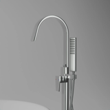  Vòi bồn tắm gắn sàn có sen cầm tay bằng đồng XELU 