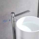  Vòi chậu lavabo chân dài gắn sàn bằng đồng XELU 