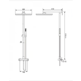  Sen cây gắn tường có sen cầm tay bằng đồng XELU 