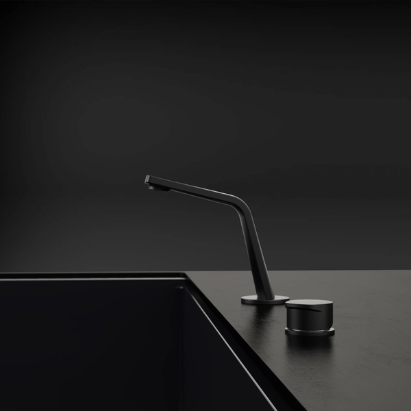  Vòi chậu lavabo 2 lỗ cao 185mm bằng đồng XELU 