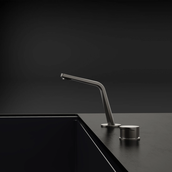  Vòi chậu lavabo 2 lỗ cao 185mm bằng đồng XELU 