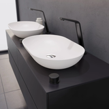  Vòi chậu lavabo 2 lỗ cao 290mm bằng đồng XELU 