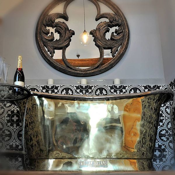  Bồn Tắm Bằng Đồng Bateau Brass Nickel 