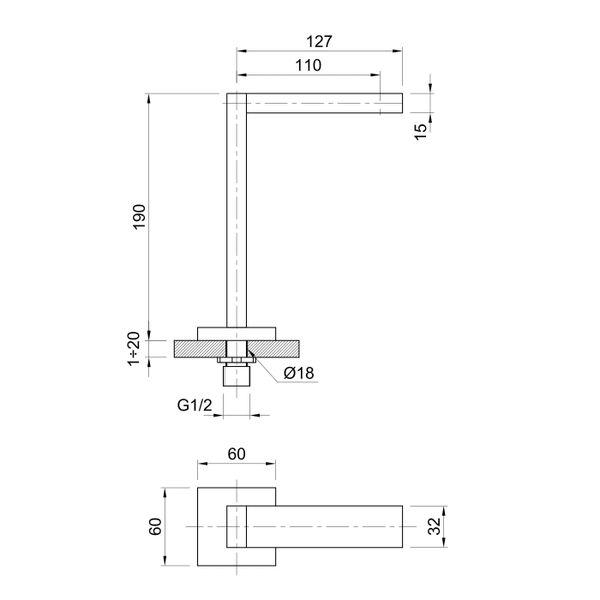  Vòi chậu rửa mặt bằng đồng Boy - BOXCAN12A-BOY192034NA 