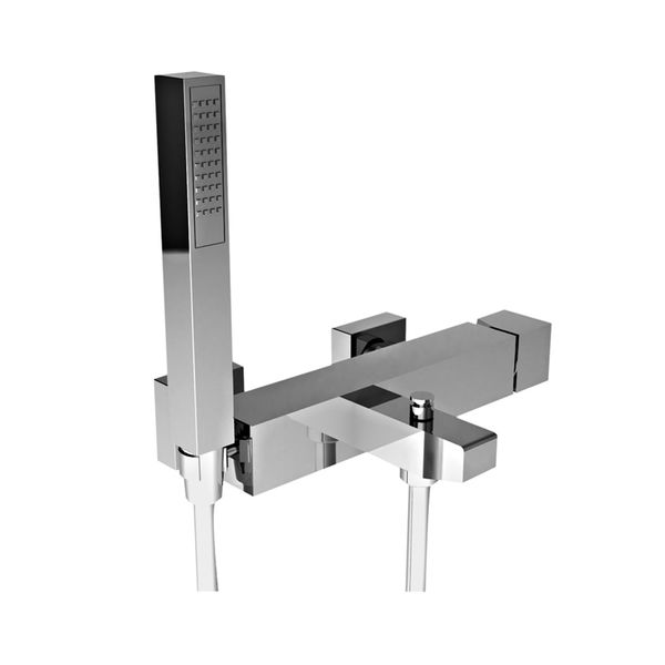  Vòi bồn tắm có sen cầm tay gắn tường bằng đồng Bamboo Quadro - 3267-306 