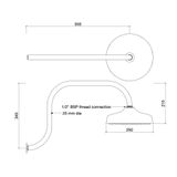  Sen vòi ngoài trời gắn tường bằng đồng (copper) - Brocap 