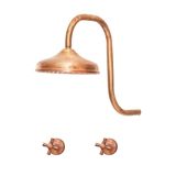  Sen vòi ngoài trời gắn tường bằng đồng (copper) - Brocap 