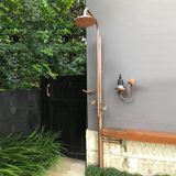  Đĩa đựng xà bông tắm ngoài trời gắn tường bằng đồng (copper) - Brosoap 