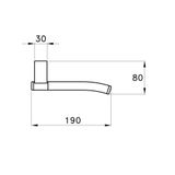  Móc treo giấy vệ sinh không nắp chụp bằng đồng Bamboo - 1033 