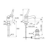  Vòi chậu lavabo bằng đồng Box - 3224MC 