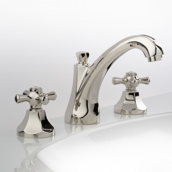  Vòi chậu rửa mặt cổ điển Charléty Polished Nickel 