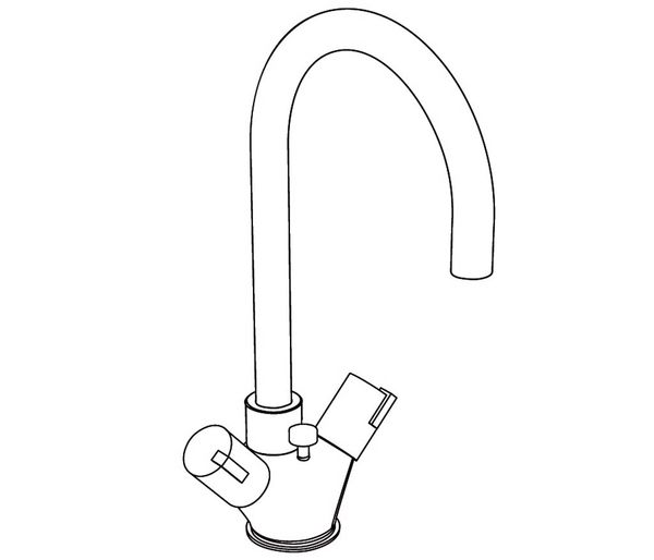  Vòi chậu rửa mặt Fusion Blue Sodalite bằng đồng - 1101 