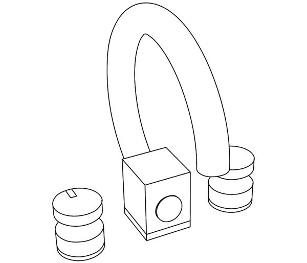  Vòi bồn tắm Fusion Black Obsidian bằng đồng - 3301XL 