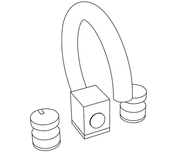  Vòi bồn tắm Fusion Black Portoro bằng đồng - 3301XL 