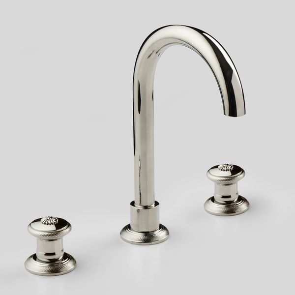  Vòi chậu rửa mặt Bijou polished nickel bằng đồng 