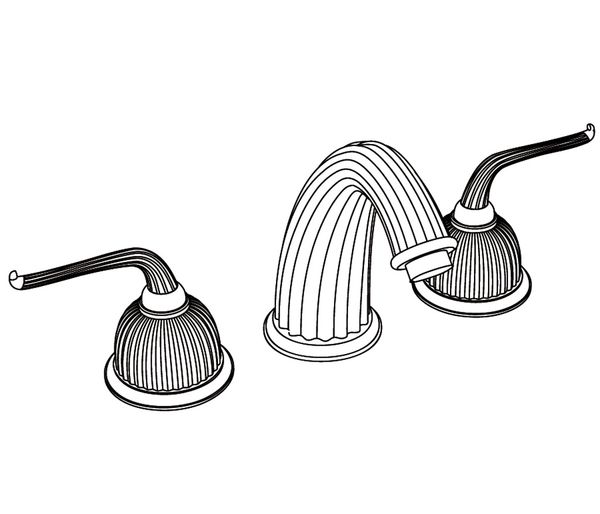  Vòi bồn tắm cổ điển Coupole bằng đồng - 3301 