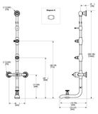  Sen cây gắn tường cổ điển Harrison bằng đồng - 0980XSHR 