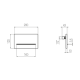  Vòi nước thác đổ gắn tường bằng đồng Geda Wellness - CAS10G 