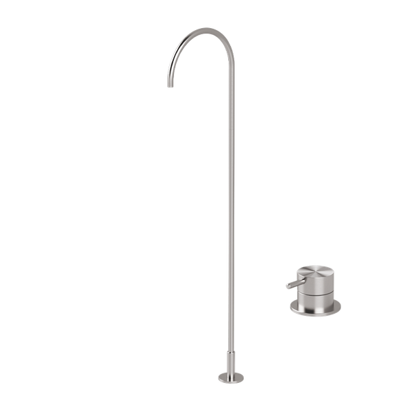  Vòi chậu lavabo chân dài gắn sàn bằng stainless steel Toki - CHP51 