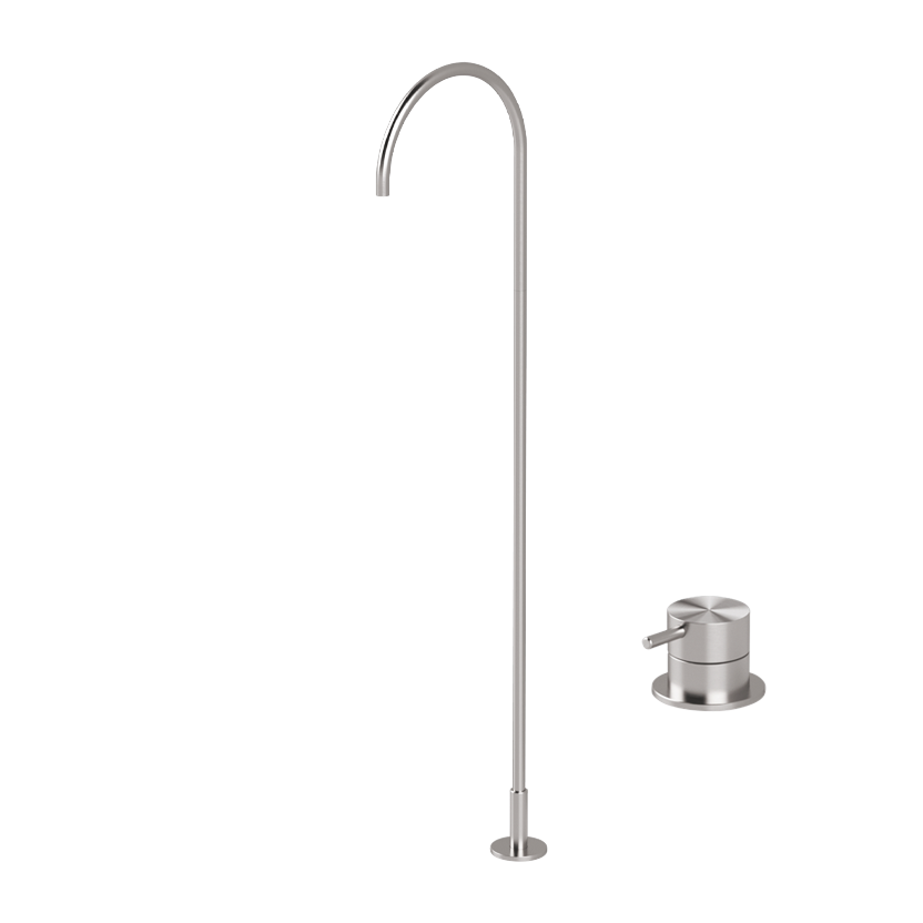  Vòi chậu lavabo chân dài gắn sàn bằng stainless steel Toki - CHP51 