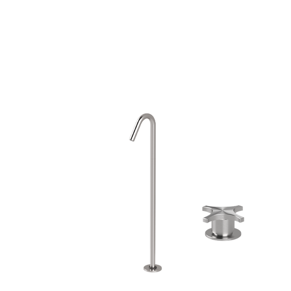  Vòi chậu lavabo chân dài gắn sàn bằng stainless steel Dixi - CHV1 