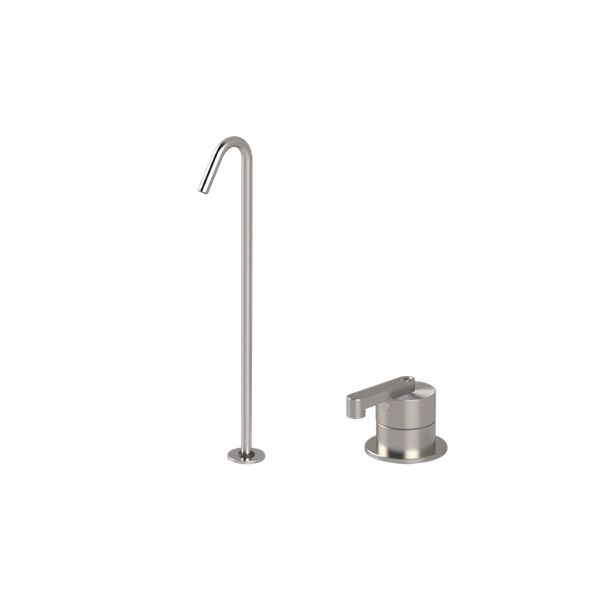  Vòi chậu lavabo chân dài gắn sàn bằng stainless steel Kira - CHV1 