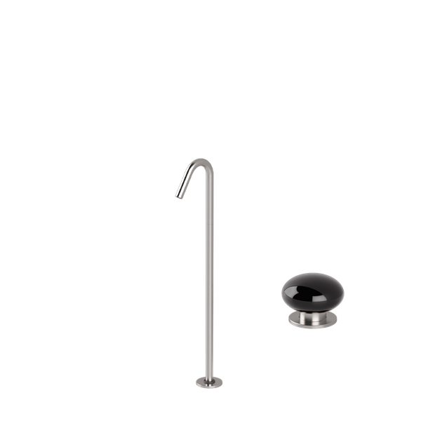  Vòi chậu lavabo chân dài gắn sàn bằng stainless steel Mirò - CHV1 