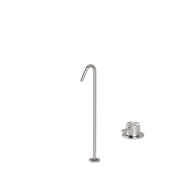  Vòi chậu lavabo chân dài gắn sàn bằng stainless steel Zero - CHV1 