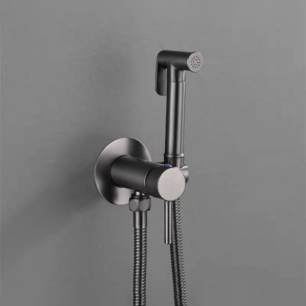  Vòi xịt vệ sinh nóng lạnh gắn tường bằng đồng Cari - CR022WGM 