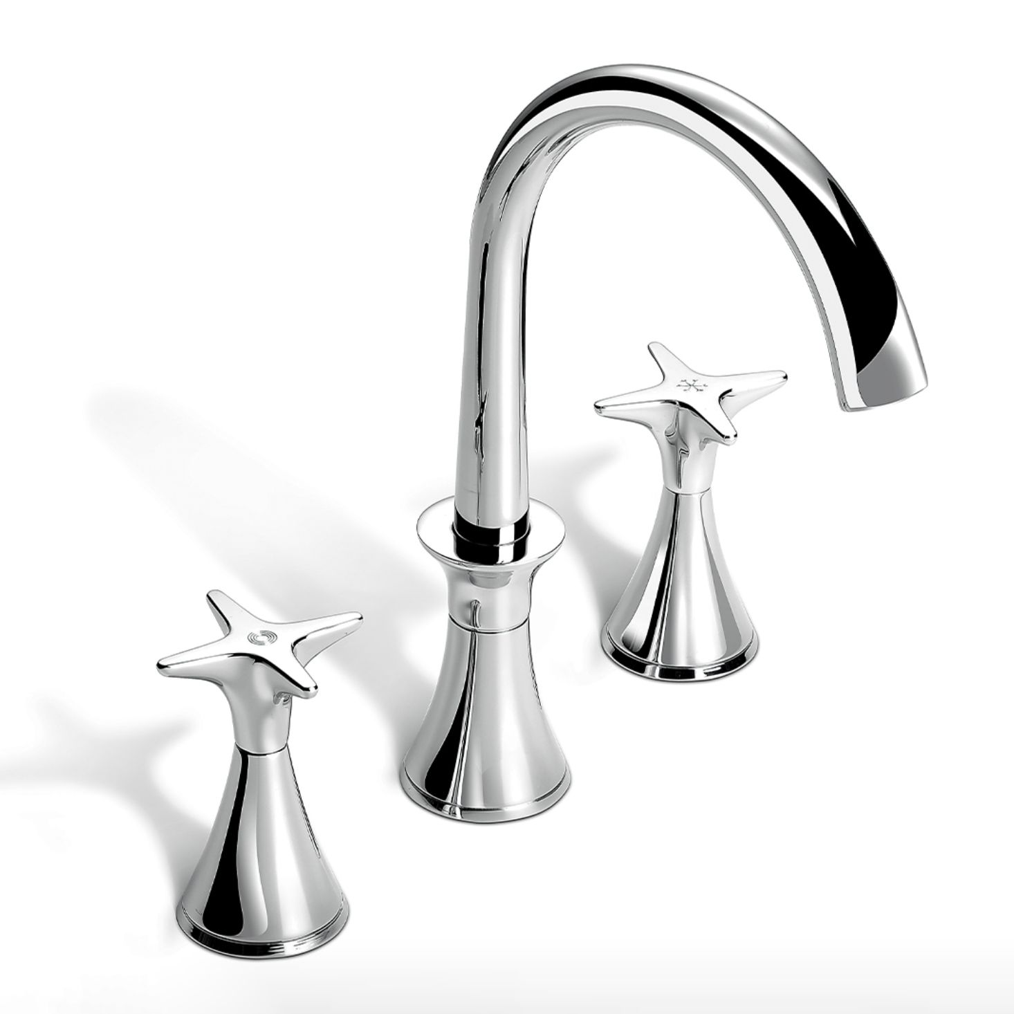  Vòi chậu lavabo 3 lỗ bằng đồng 130 - 3225 