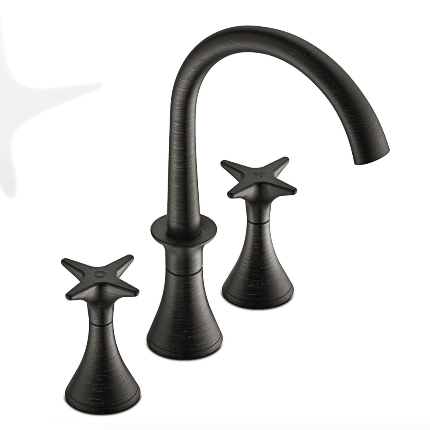  Vòi chậu lavabo 3 lỗ bằng đồng 130 - 3225 