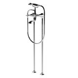  Vòi bồn tắm gắn sàn có vòi sen cầm tay bằng đồng 130 - 3274CL306 