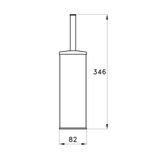  Cọ chà rửa vệ sinh toilet, phòng tắm để sàn bằng đồng Timeaster - 1054 