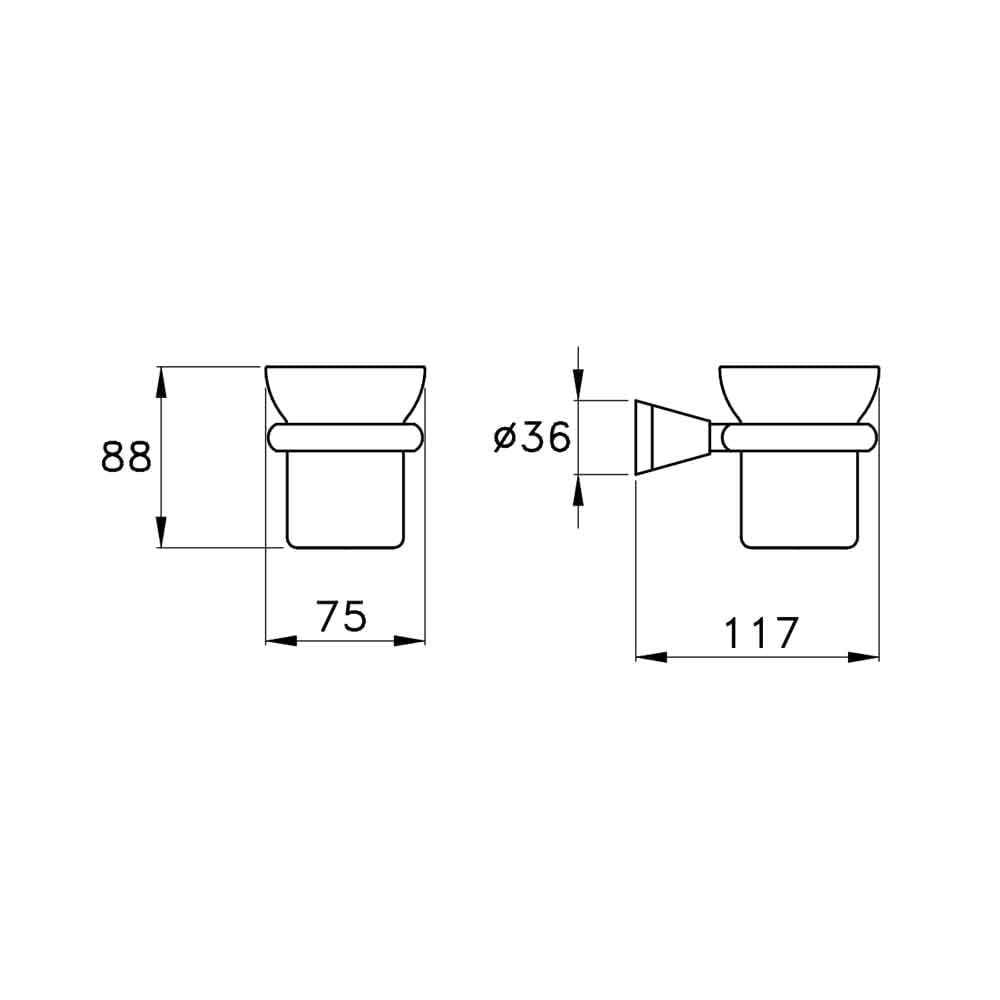  Bình xịt xà phòng treo tường phòng tắm bằng đồng Timeaster - D024 
