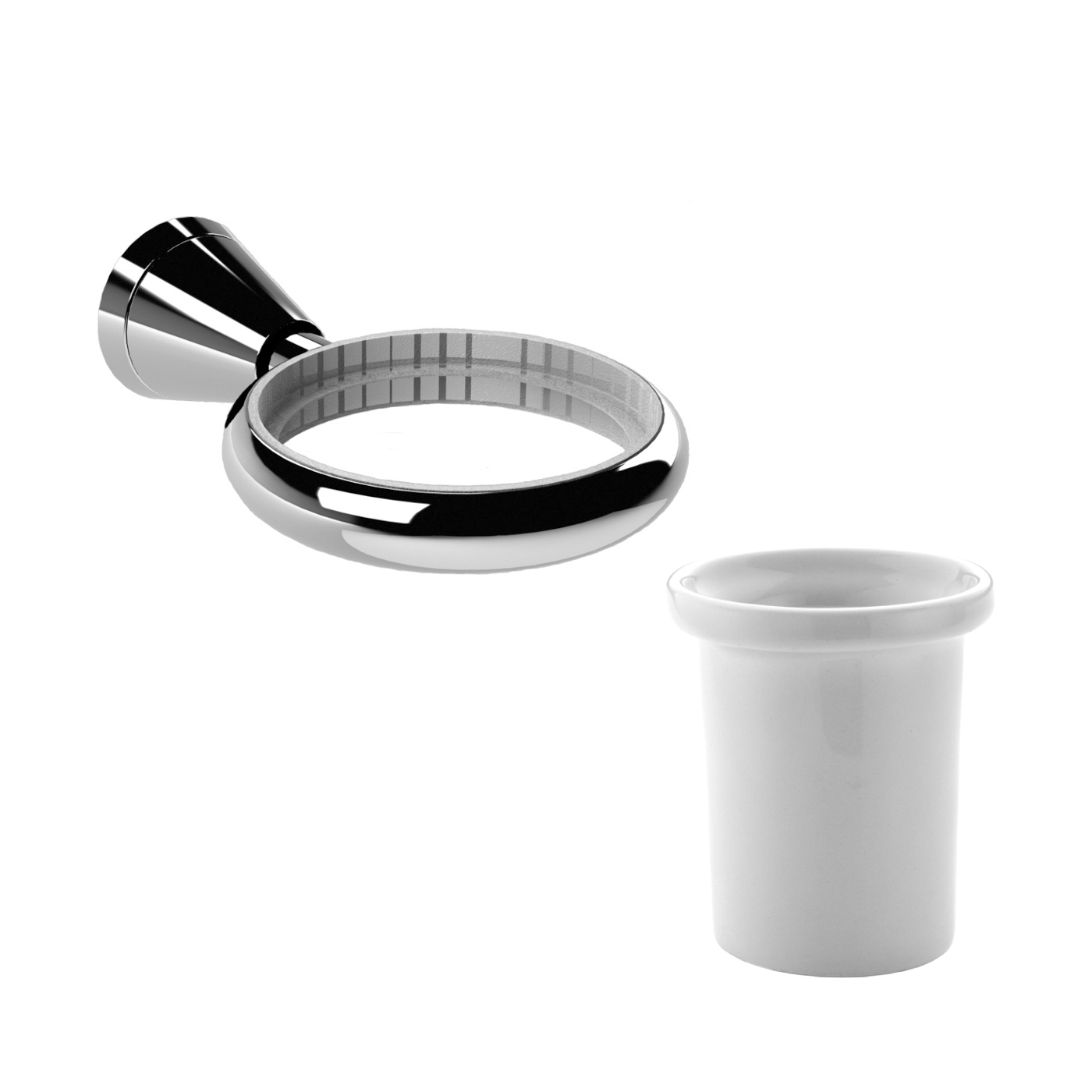  Ly đựng bàn chải đánh răng treo tường phòng tắm bằng đồng Timeaster - 1012-1022 