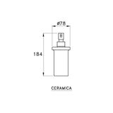  Bình xịt xà phòng treo tường phòng tắm bằng đồng Timeaster - D024 