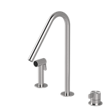  Vòi bếp rửa chén bát 3 lỗ có vòi xịt cầm tay bằng stainless steel Toox - CUC5 