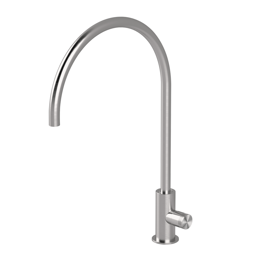  Vòi bếp rửa chén bát cao 480mm bằng stainless steel Hiro - CUC95 