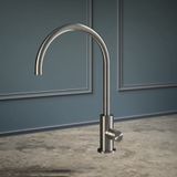  Vòi bếp rửa chén bát cao 370mm bằng stainless steel Hiro - CUC96 
