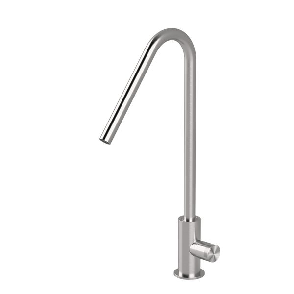  Vòi bếp rửa chén bát cao 450mm bằng stainless steel Hiro - CUC98 