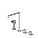  Vòi bếp rửa chén 4 lỗ với vòi xịt cầm tay bằng stainless steel Kira - CUK1 