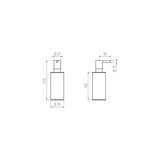  Bình xịt xà phòng tắm để bàn bằng đồng Koè - CWD1 