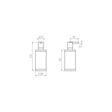  Bình xịt xà phòng tắm bằng đồng Square - CWD3 