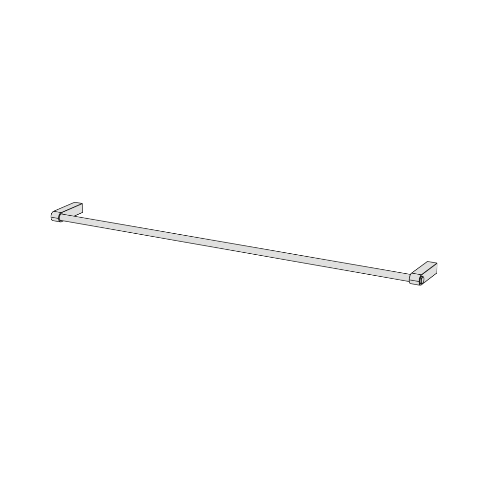  Thanh treo khăn phòng tắm 600mm bằng đồng Koè - CWK5 